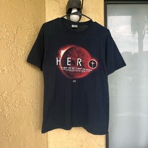 Vintage Jesus Heroes Parody T-shirt Medium